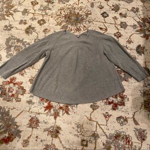J. Jill gray knit loose sweater
